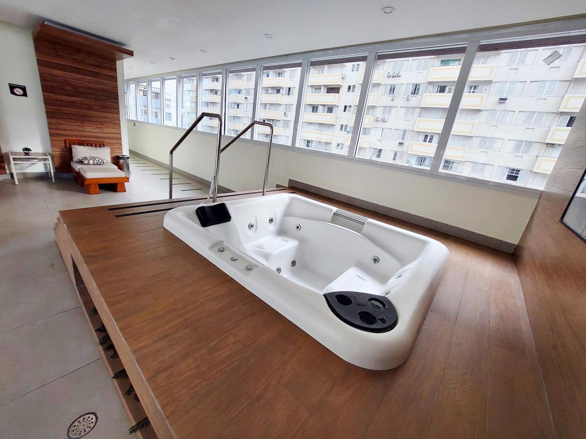 Book Santos Unlimited 817 Elegancia Vista Mar Apartman Kültér fotó